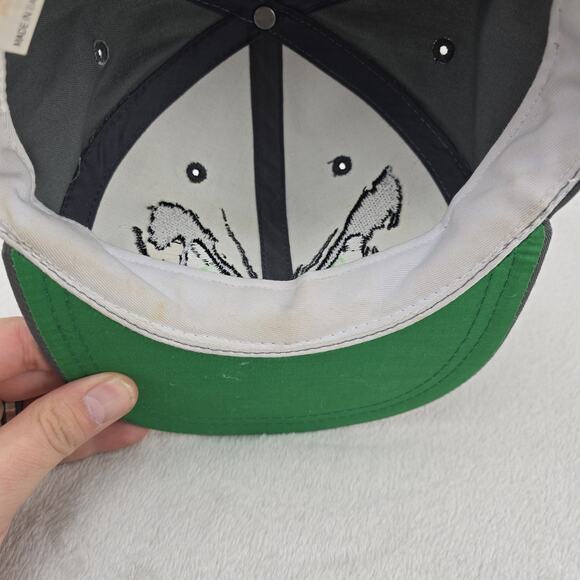 Vintage Goosebumps Youth Snapback Hat Gray Green Spooky Eyes 1996 90s Annco - Picture 9 of 11